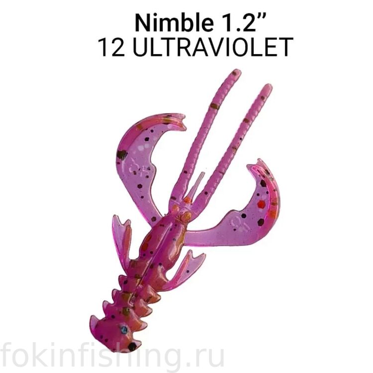 Nimble 1.2"  Силиконовые приманки Crazy Fish
